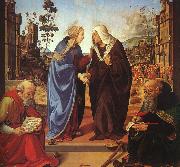 Piero di Cosimo The Visitation and Two Saints oil painting picture wholesale